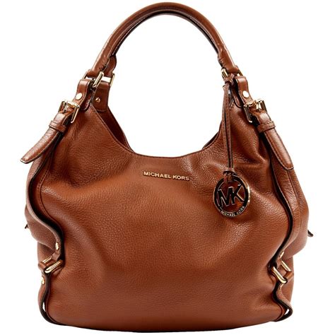 michael kors leather beige bag|genuine leather Michael Kors purse.